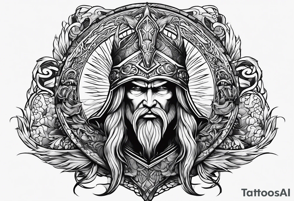 Valhalla picture tattoo idea