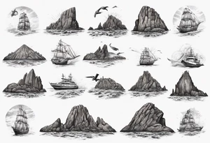 Kicker rock Galapagos tattoo idea