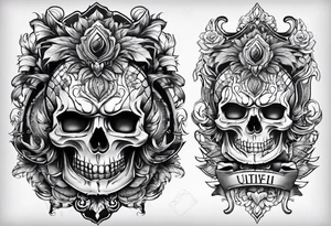 greaves front and back tattoo idea
