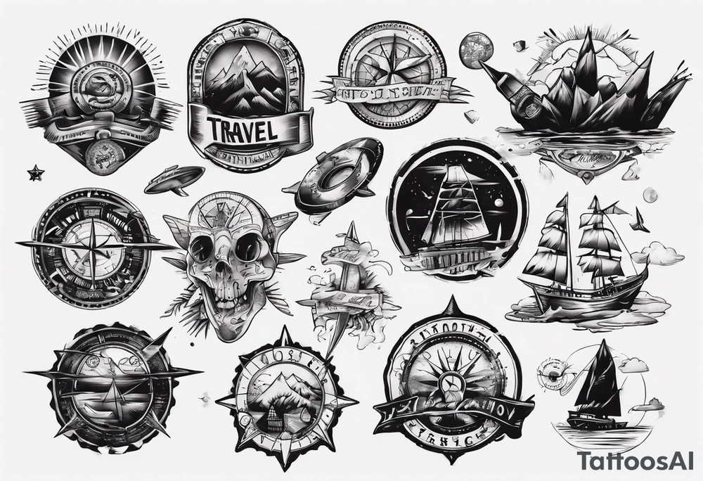 Travel tattoo idea