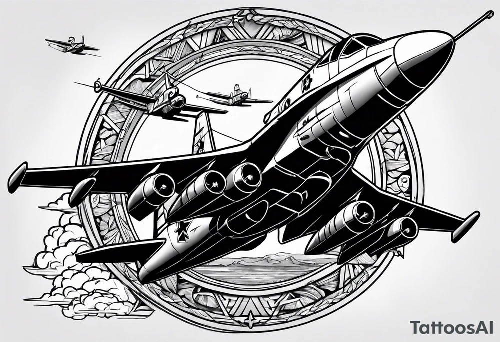 air strike tattoo idea