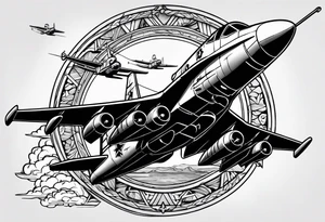 air strike tattoo idea