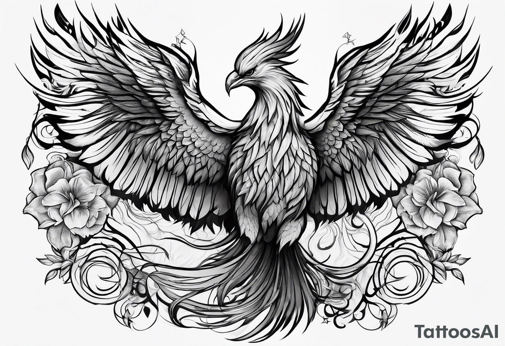 phoenix tattoo idea