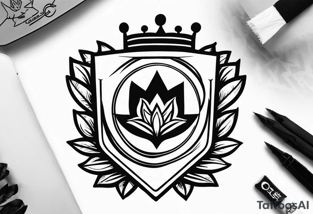 Raposa do cruzeiro esporte clube com coroa tattoo idea