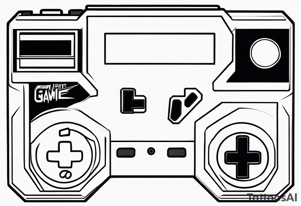 Retro Video Game Character tattoo idea