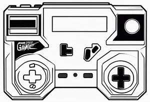 Retro Video Game Character tattoo idea