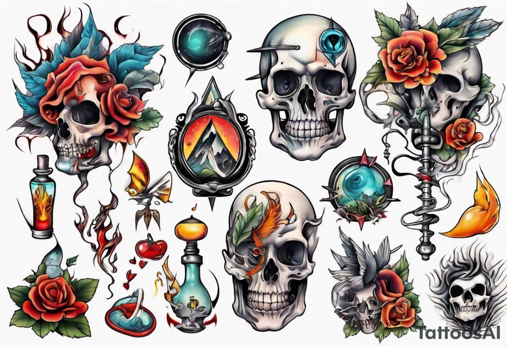 Addiction tattoo idea