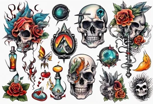 Addiction tattoo idea