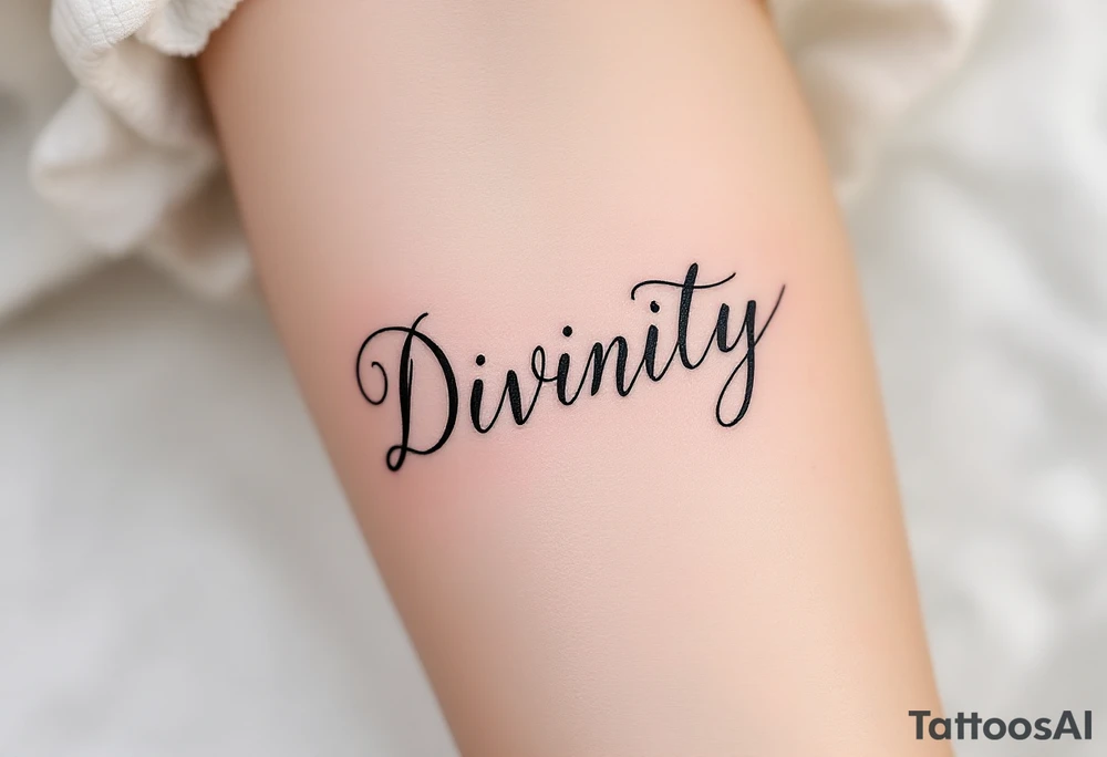 Divinity tattoo idea