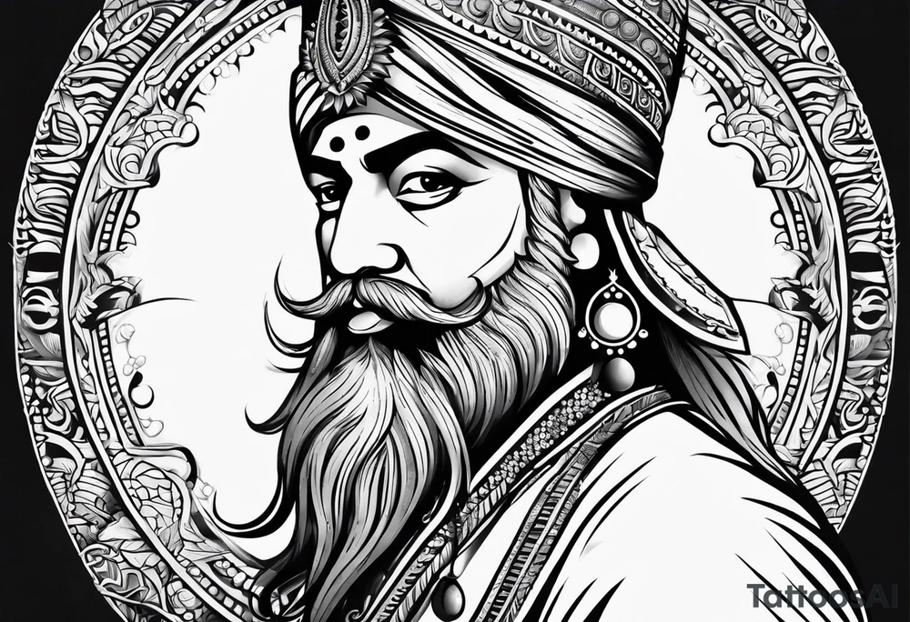 indian chef tattoo idea