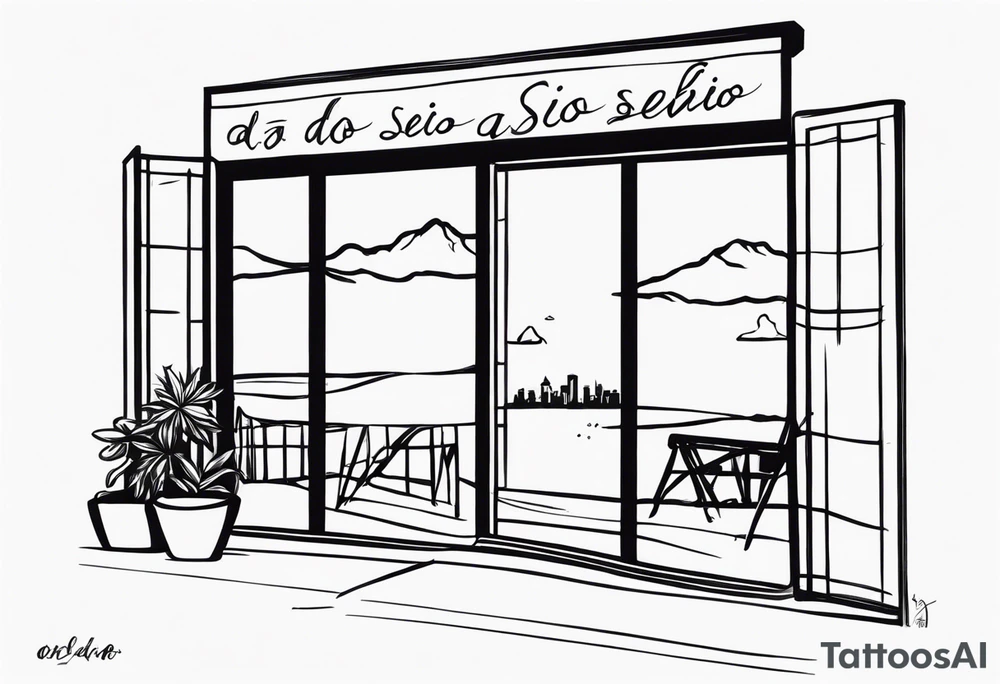 Frase abaixo do seio tattoo idea