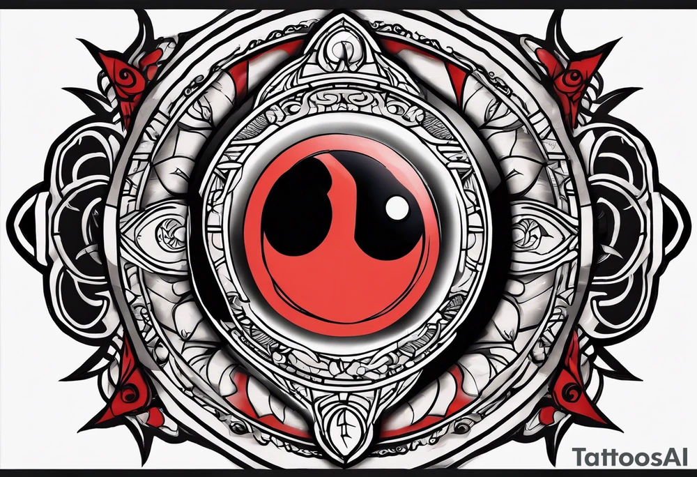 Tatto from Itachi with his mangekyou sharingan tattoo idea