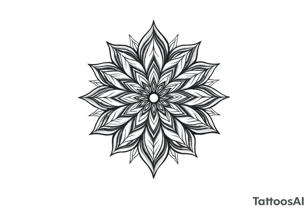 Tatuagem mandala com 🦋 tattoo idea
