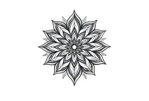 Tatuagem mandala com 🦋 tattoo idea