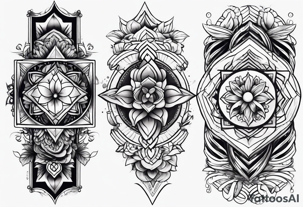 sleeve old school tattoo idea