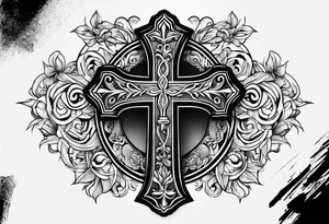 3 crosses together tattoo idea