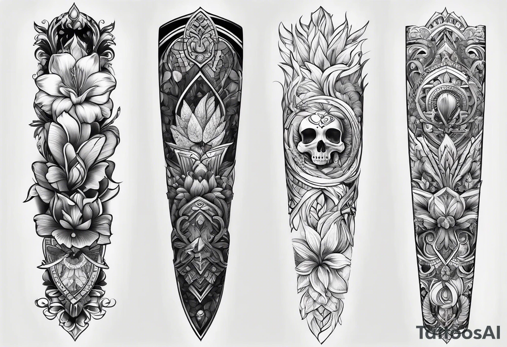 forearm sleeve tattoo idea