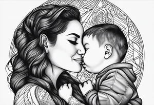 Woman reunited with her son 37 years after his birth and relinquished to adoption tattoo idea