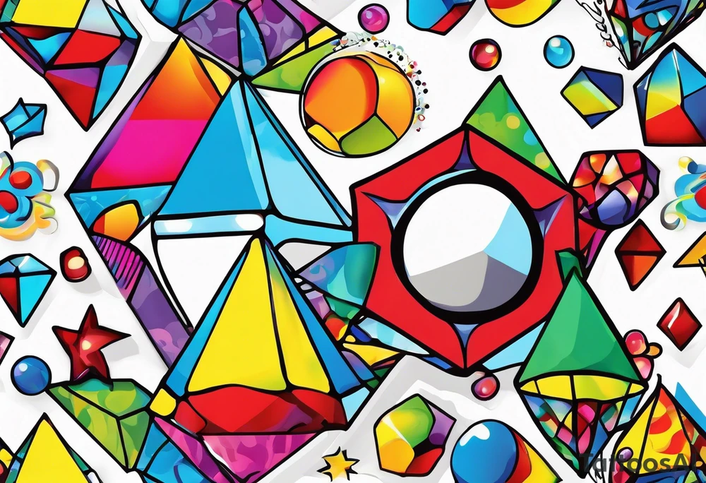 a twenty sided die tattoo idea
