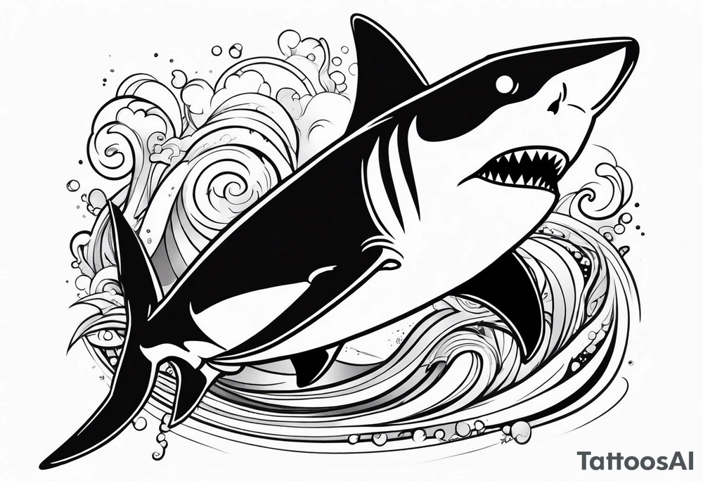 Shark tattoo idea
