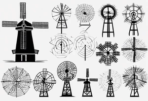 Friendship graph mathematically correct with a prime knot 6,1, dutch windmill graph tattoo idea