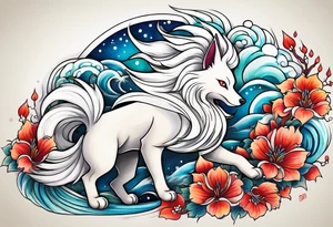 ninetales alola tattoo idea