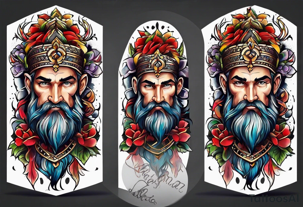 middle age style tattoo tattoo idea