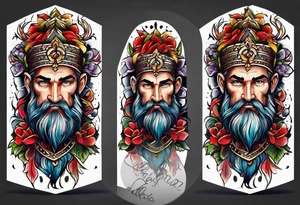 middle age style tattoo tattoo idea