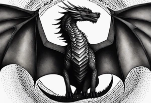 strength, small, drogon, elegant, sun, lenghty, tattoo idea