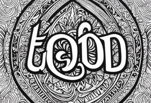 let god tattoo idea