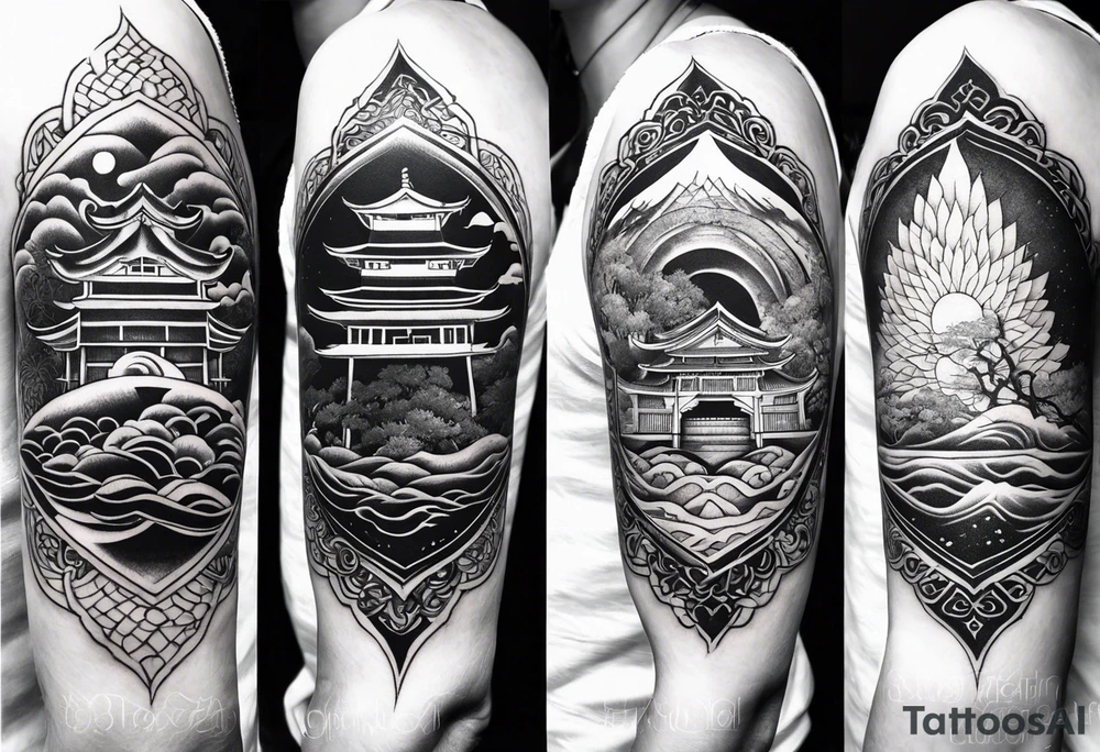 Reincarnation long forearm tattoo tattoo idea