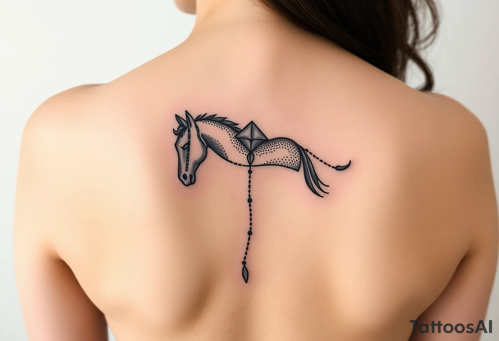 Lost Horse kite rip mum tattoo idea