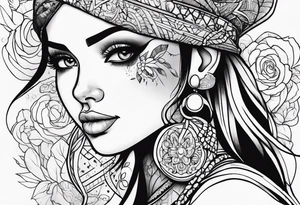 Cartoon tattoo idea