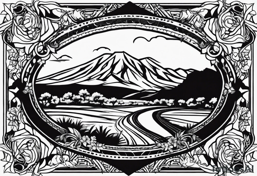Half marathon Mesa arizona tattoo idea