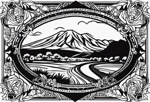 Half marathon Mesa arizona tattoo idea