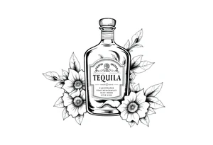 tequila, mexican tattoo idea