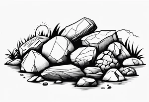 It was just a pile of rocks tattoo idea