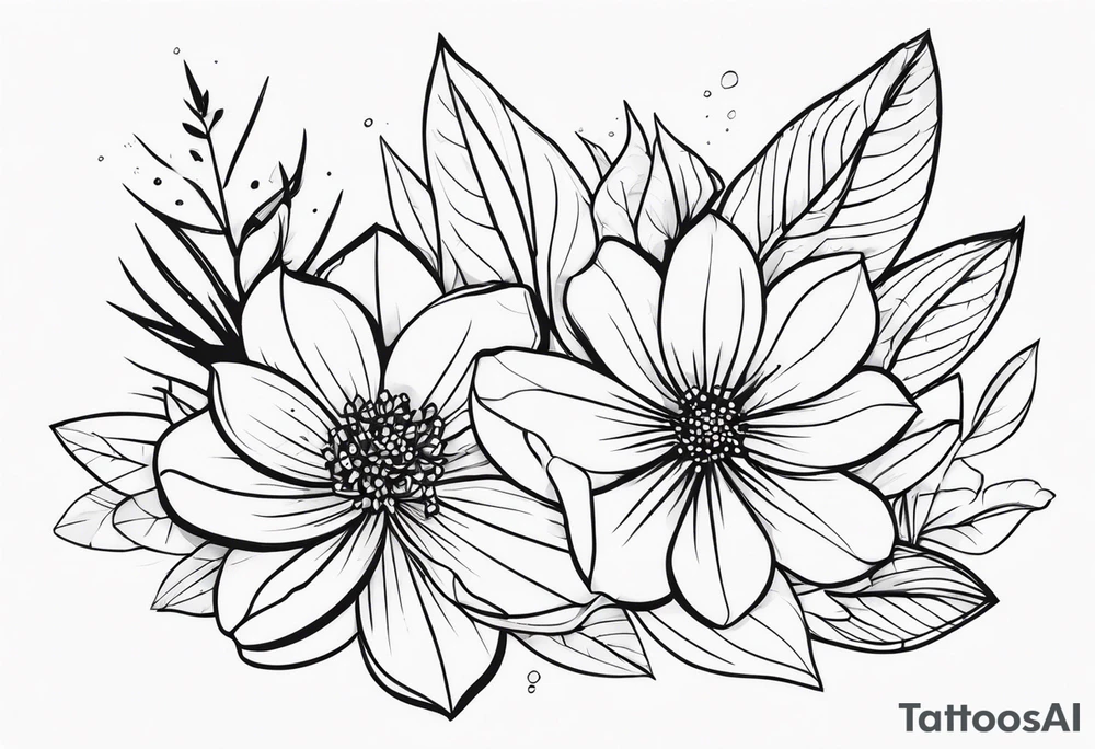 flores tattoo idea
