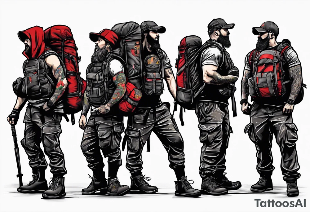 Rucking, brotherhood, fitness, GrowRuck tattoo idea