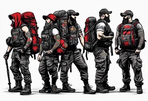 Rucking, brotherhood, fitness, GrowRuck tattoo idea