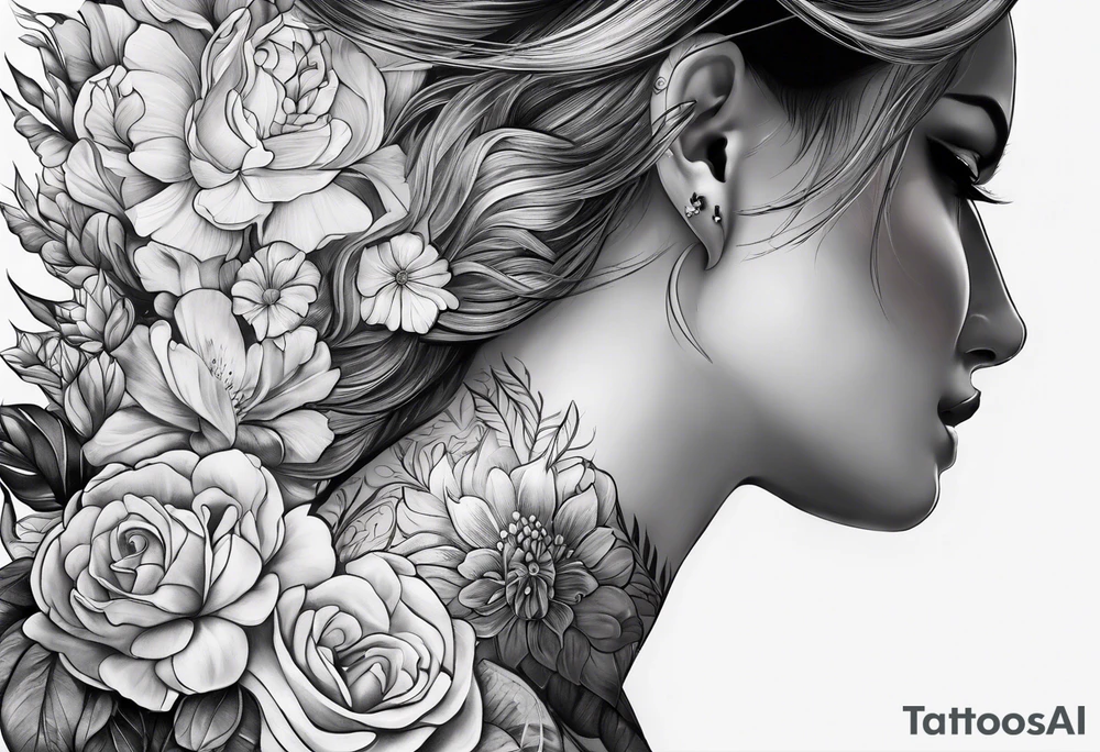 Memorial tattoo for someone who loved painting and drawing tattoo idea