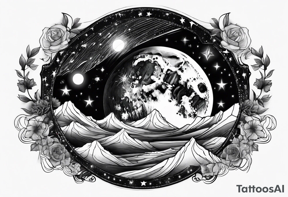 the milky way tattoo idea