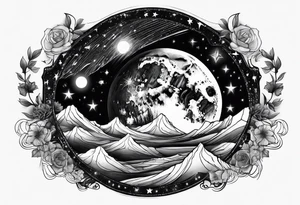 the milky way tattoo idea