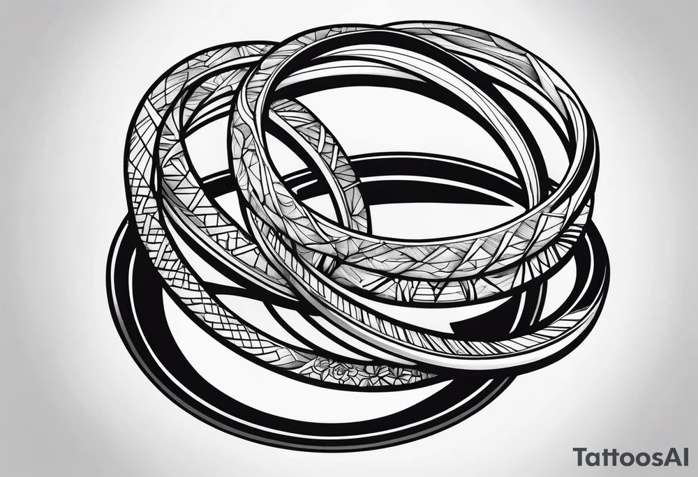 three rings tattoo idea