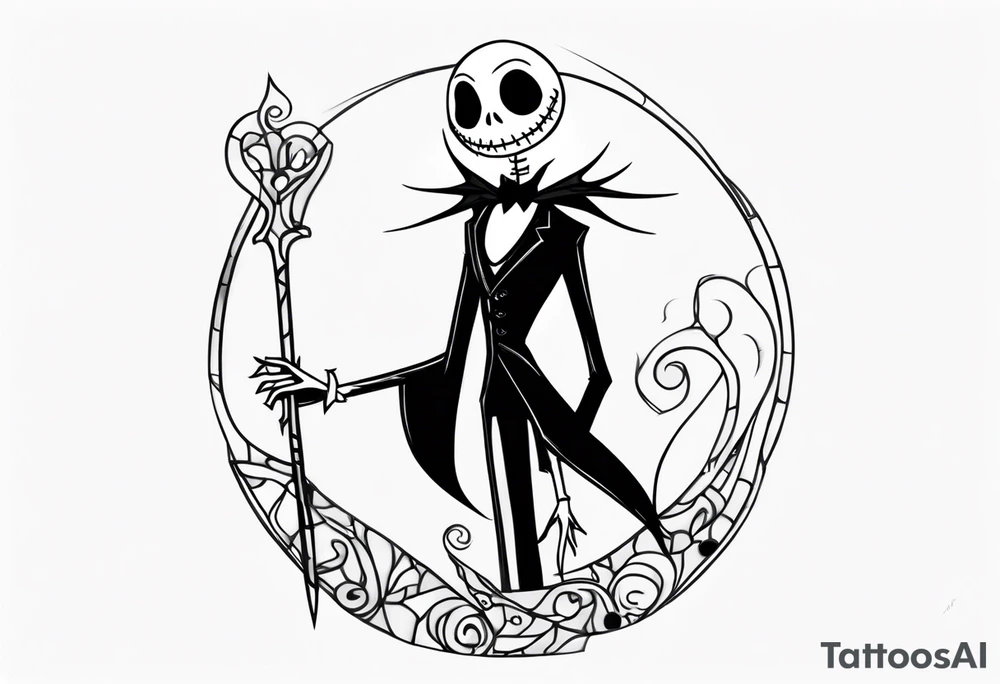Jack Skellington tattoo idea