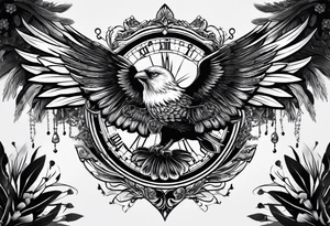 The band sleep token, with the lyrics the night belongs to you, I must be someone new. With wings tattoo idea