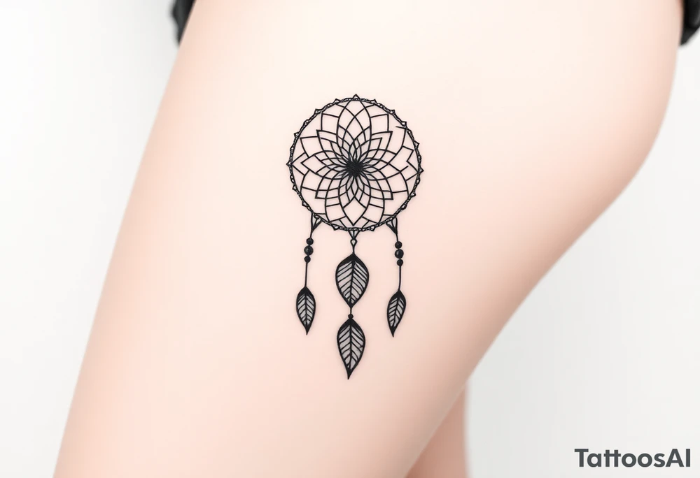 dreamcatcher tattoo idea