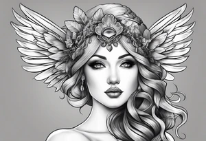 Dolly, acorn, wings tattoo idea