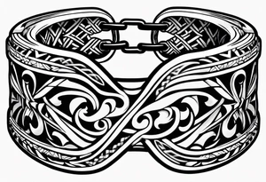 scottish bracelet with MKB tattoo idea