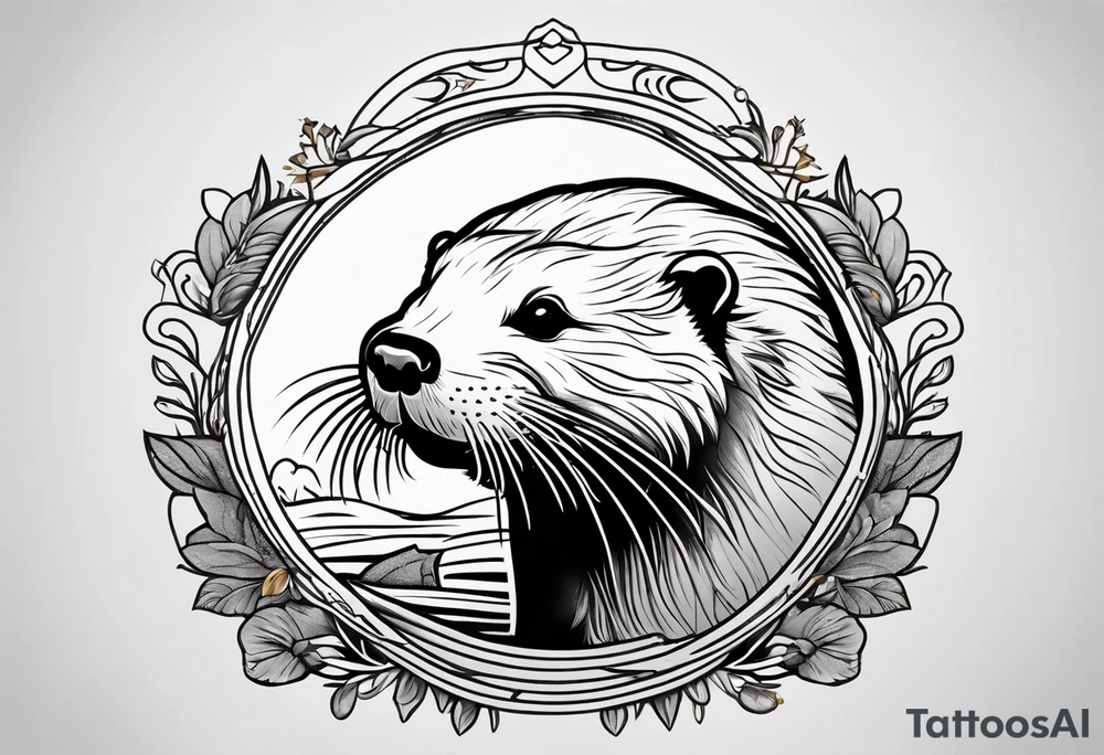 Otter tattoo idea